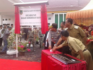 Bupati Rohil Resmikan Kantor Camat Bagansinembah Raya